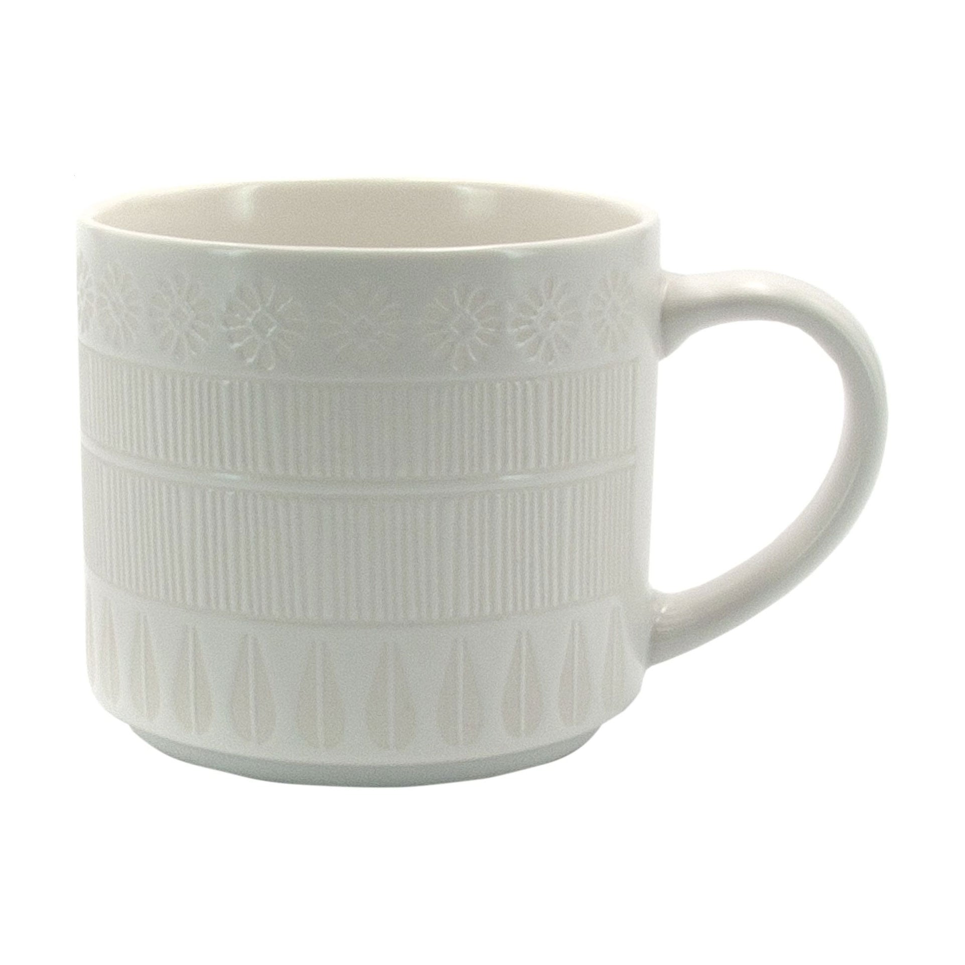 Чашка Milika Lunetta Ornament White, 470 мл (M0520-GB228-T4009-1B)